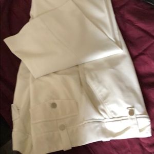 Ladies white slacks/dress pants